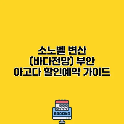 소노벨 변산 (바다전망) 부안 아고다 할인예약 가이드